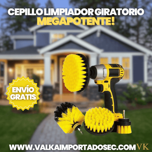 CEPILLO LIMPIADOR GIRATORIO + ENVÍO GRATIS