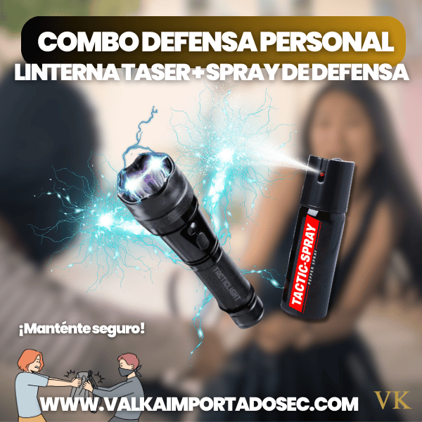 COMBO DE DEFENSA PERSONAL + ENVÍO GRATIS