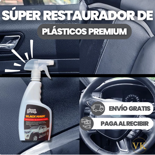 RESTAURADOR DE PLASTICOS PREMIUM 650ml + ENVÍO GRATIS