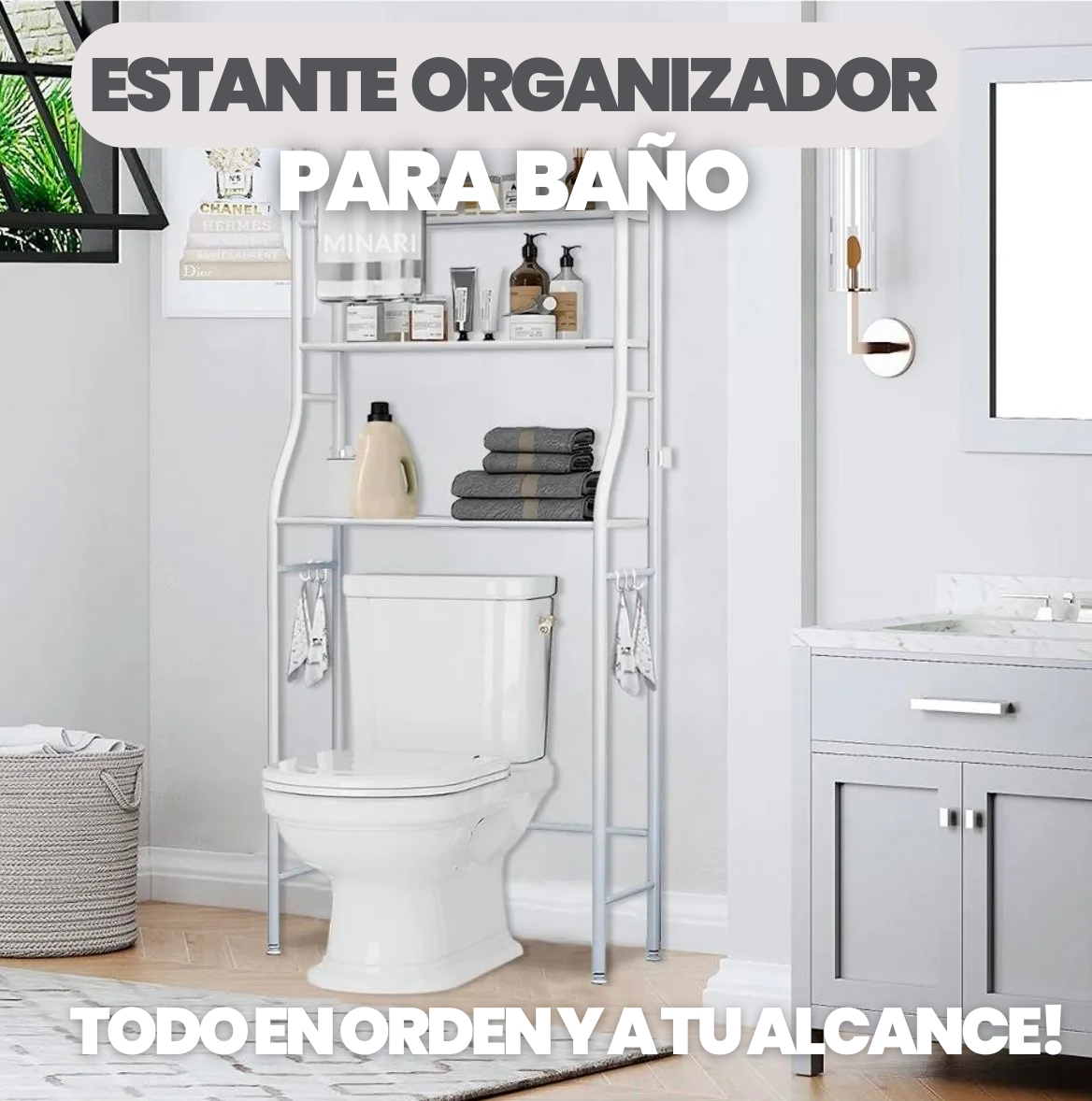 ORGANIZADOR DE BAÑO 🚽+ ENVÍO GRATIS